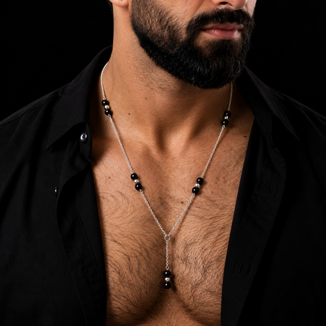 3 Unveil Your Bold Style with Silver & Black Onyx - Image 1
